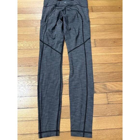 Lululemon Size 4 Speed Tight 28" Heathered Black - Picture 3 of 5